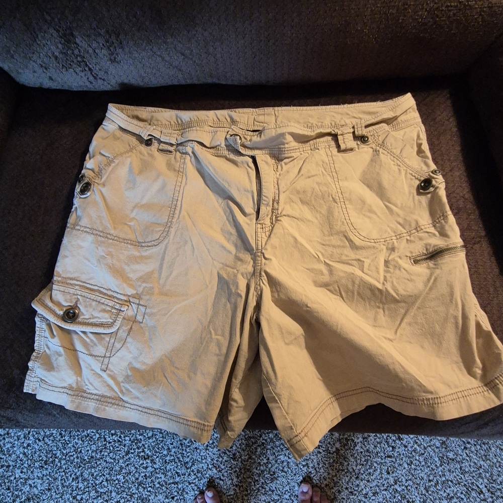 Lane Bryant Tan Bermuda Shorts Casual Style